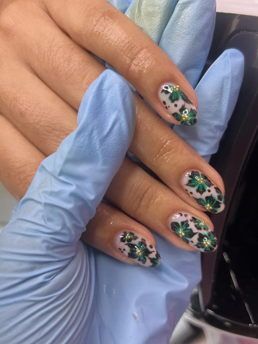 After, natural nails